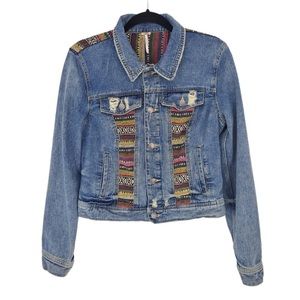 Free people denim jacket size ten NWOT
